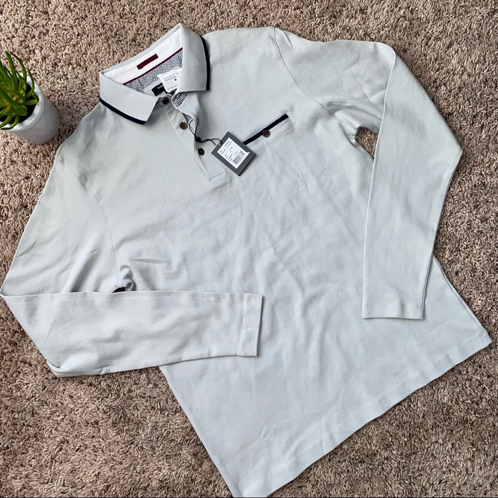 DONATED ❤️Men’s British Long Sleeve Cooper Polo